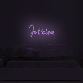 Je T'aime Neon Sign