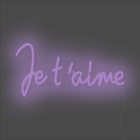 Je T'aime Neon Sign