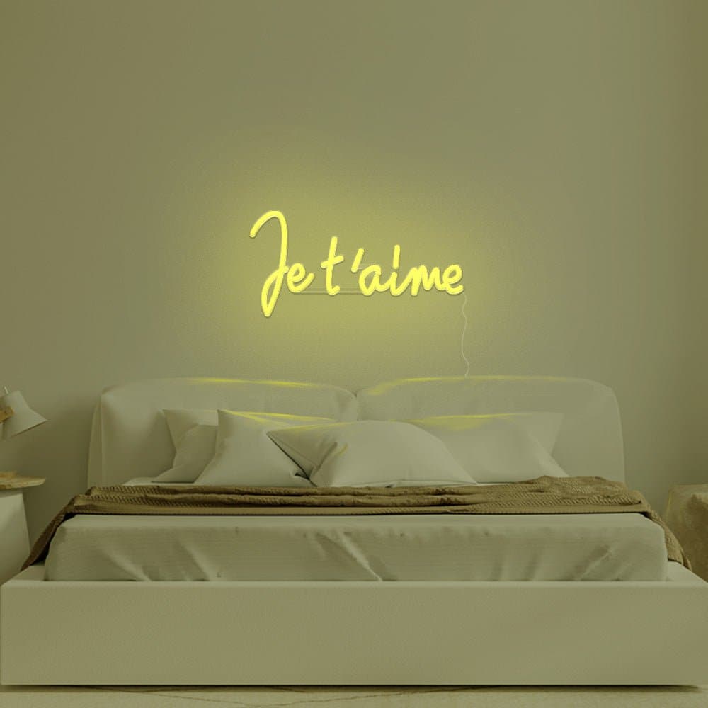 Je T'aime Neon Sign