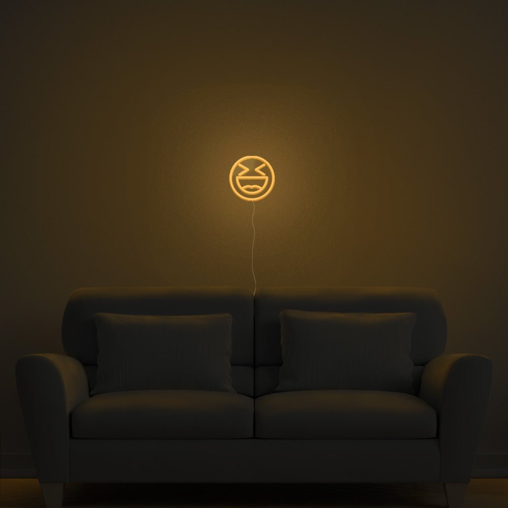 Laughing Emoji Neon Sign