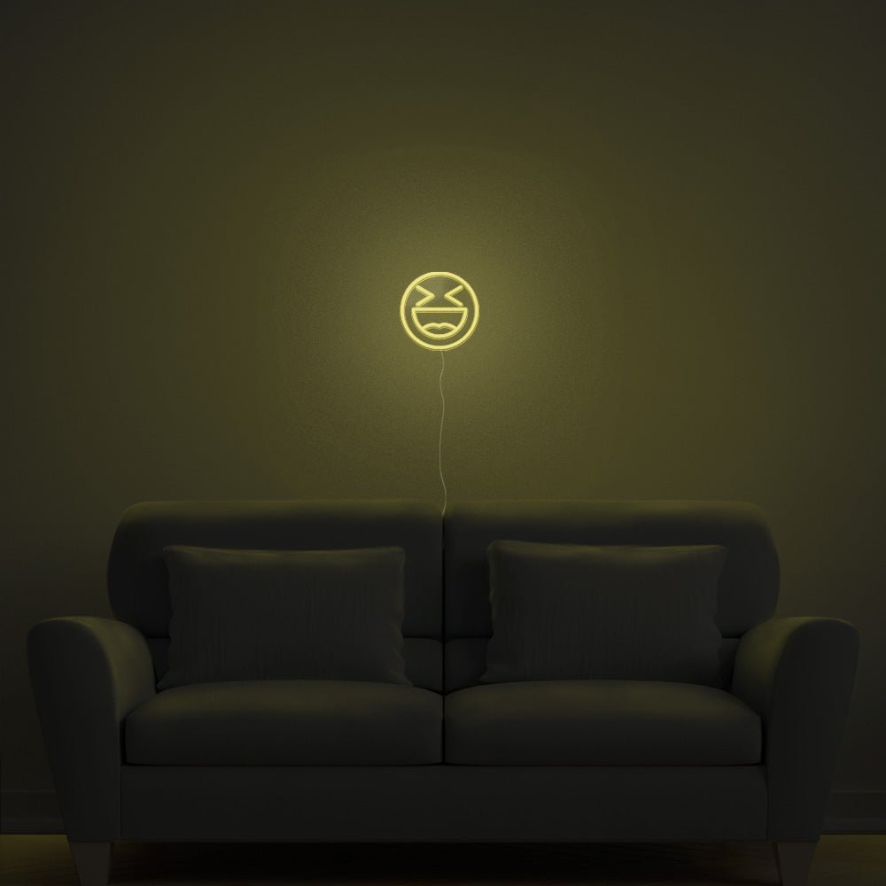 Laughing Emoji Neon Sign