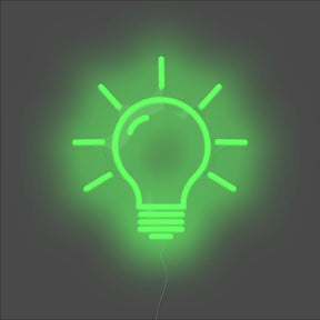 Light Bulb Neon Sign