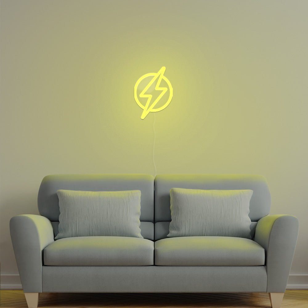 Lightning Bolt Neon Sign