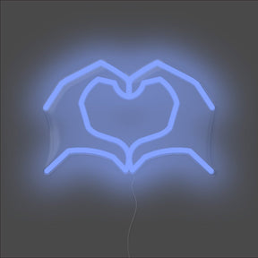 Love Heart Hands Neon Sign