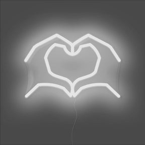 Love Heart Hands Neon Sign