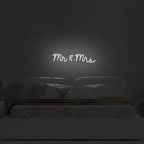 Mr & Mrs Neon Sign