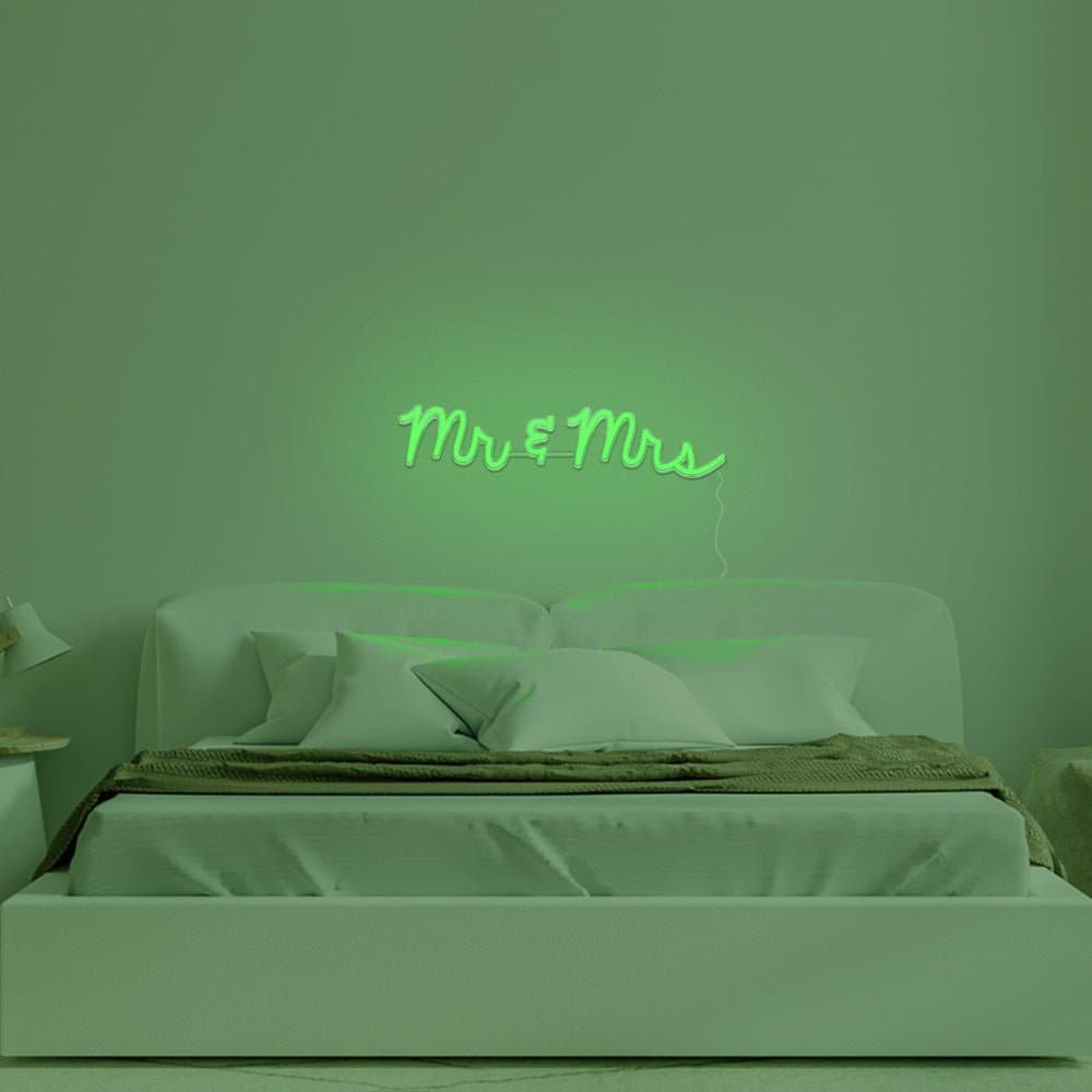 Mr & Mrs Neon Sign