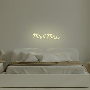 Mr & Mrs Neon Sign