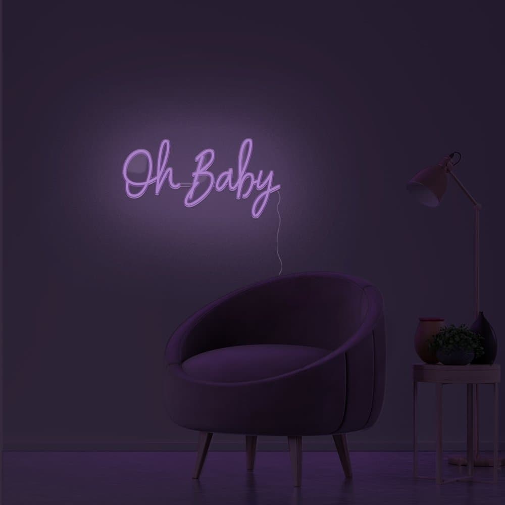 Oh Baby Neon Sign