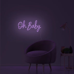 Oh Baby Neon Sign