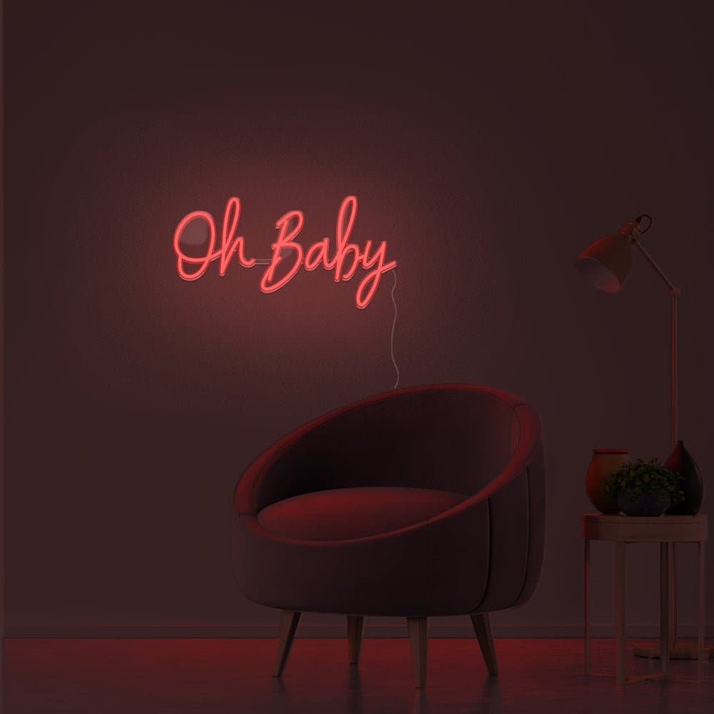 Oh Baby Neon Sign