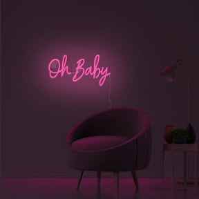 Oh Baby Neon Sign