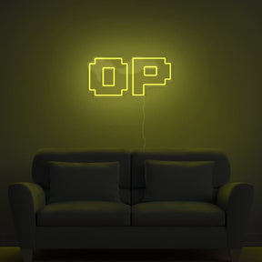 OP Neon Sign