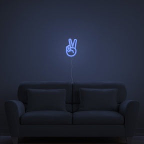 Peace Sign Neon Sign