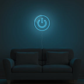 Power Button Neon Sign