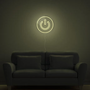 Power Button Neon Sign