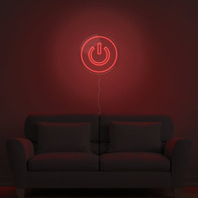 Power Button Neon Sign