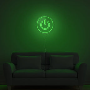 Power Button Neon Sign