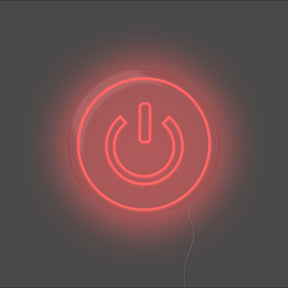 Power Button Neon Sign