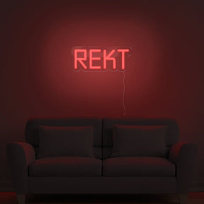 Rekt Neon Sign