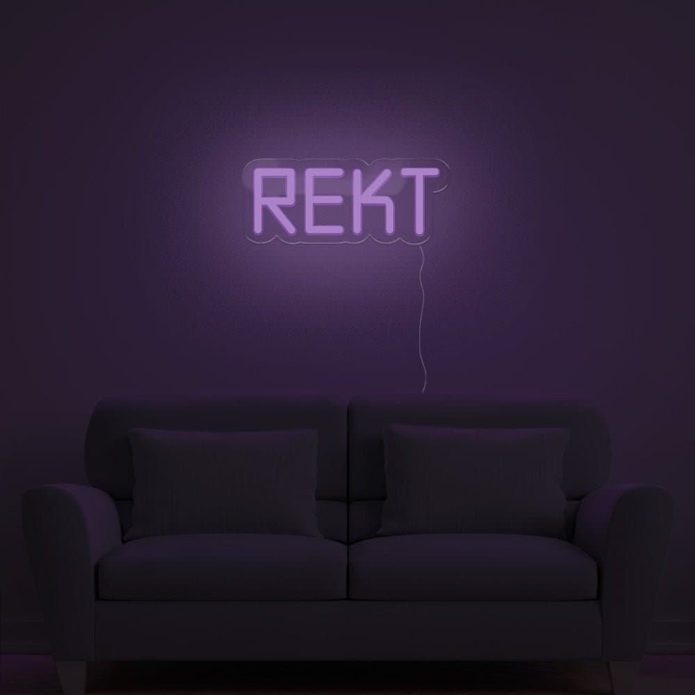 Rekt Neon Sign