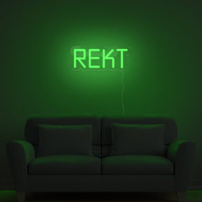 Rekt Neon Sign