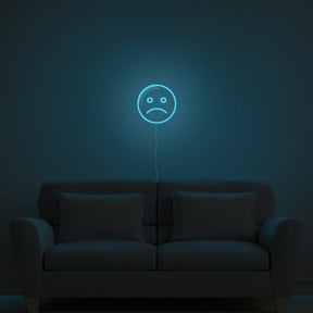 Sad Emoji Neon Sign