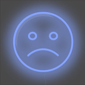 Sad Emoji Neon Sign