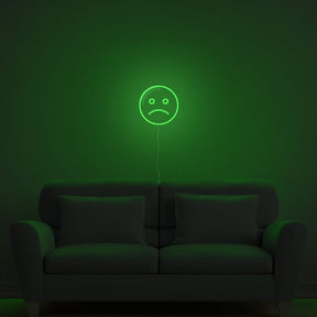 Sad Emoji Neon Sign