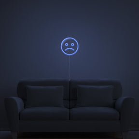 Sad Emoji Neon Sign