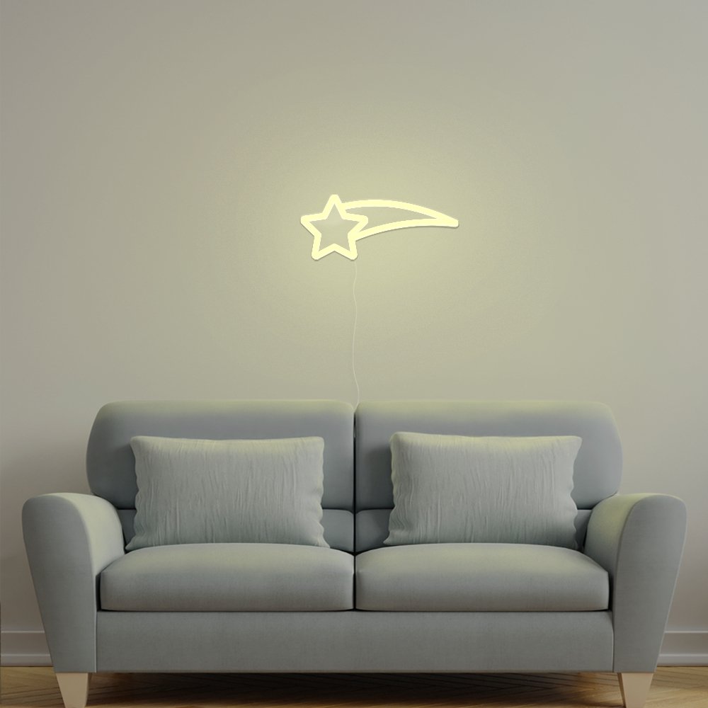 Shooting Star Neon Sign