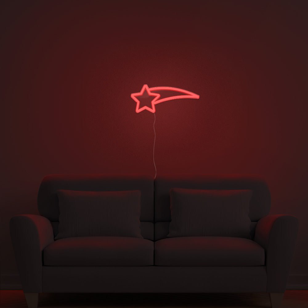 Shooting Star Neon Sign