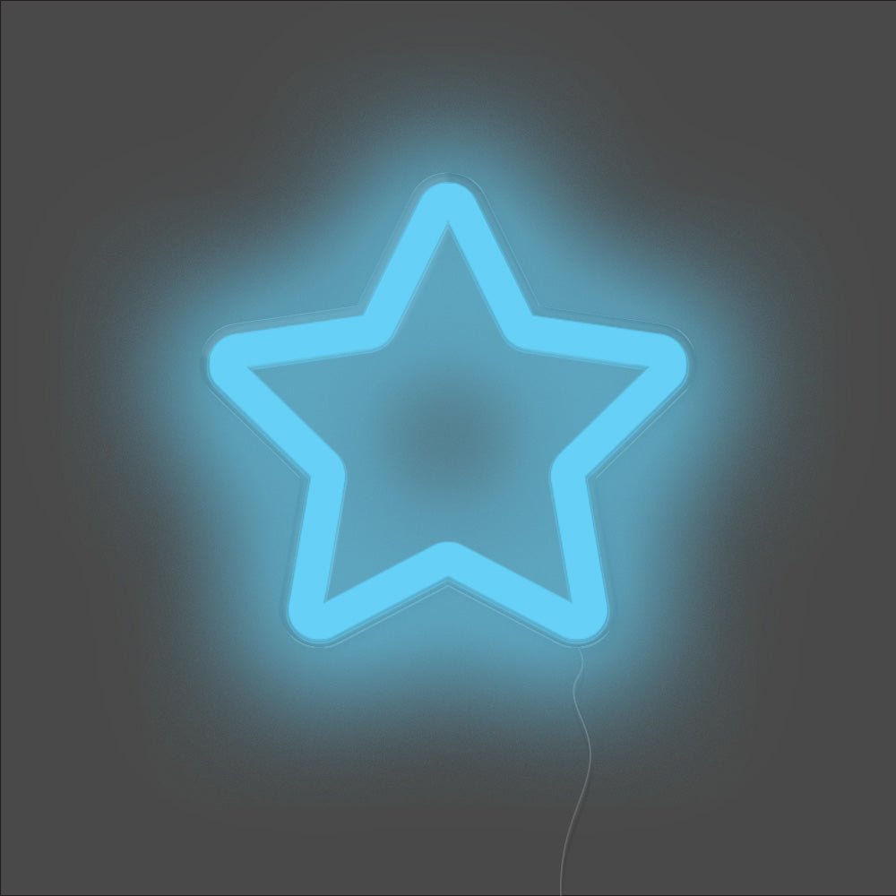 Sun Neon Sign - Unrivaled Neon - Light Blue #color_light blue