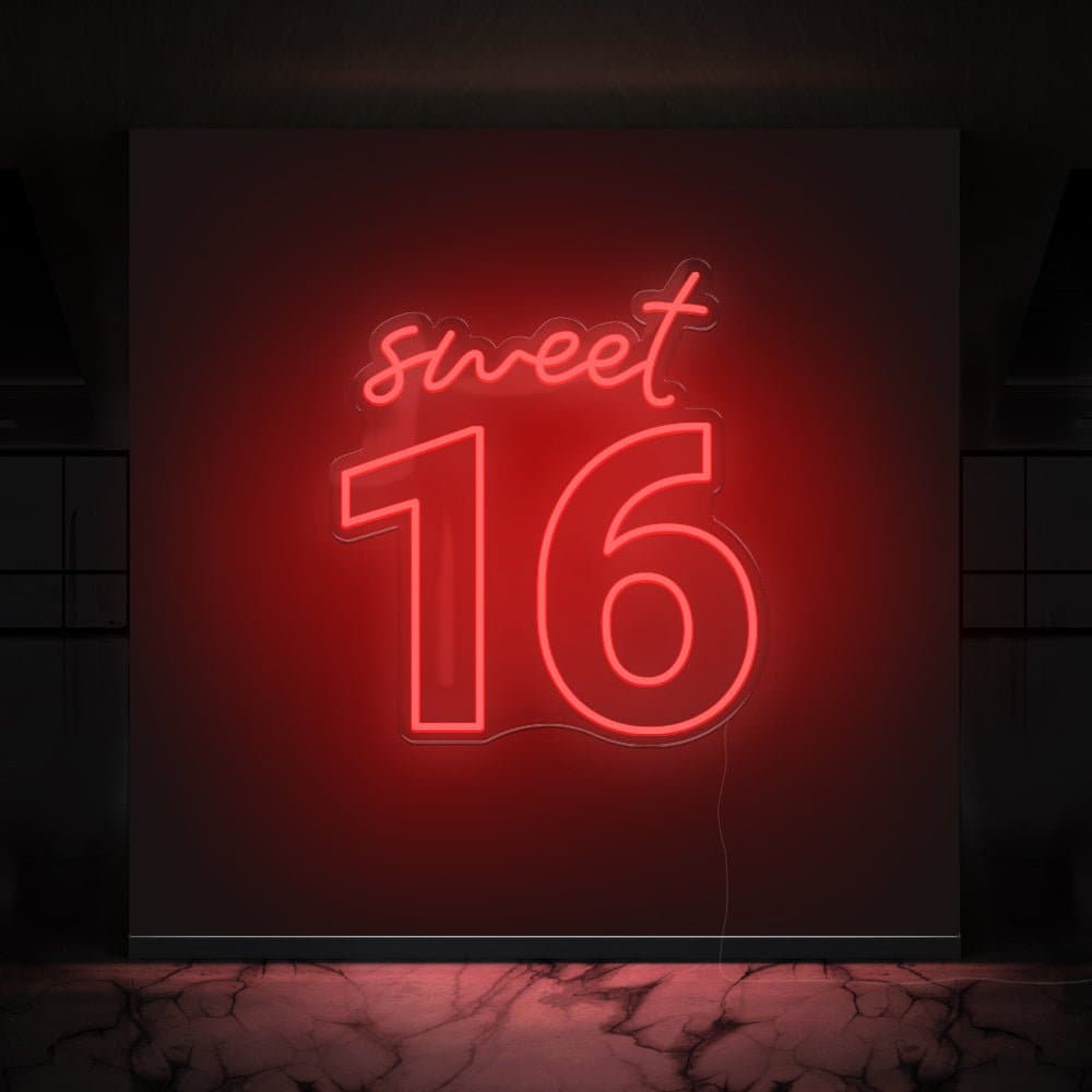 Sweet 16 Neon Sign