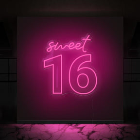 Sweet 16 Neon Sign