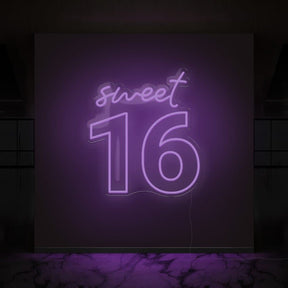 Sweet 16 Neon Sign