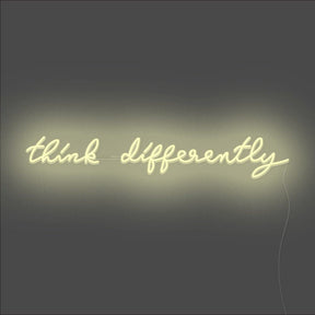 Think Differently Neon Sign