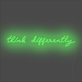 Think Differently Neon Sign