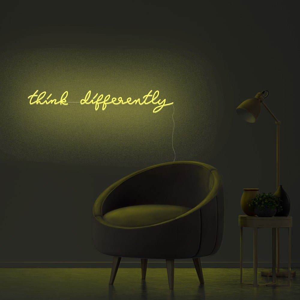 Think Differently Neon Sign