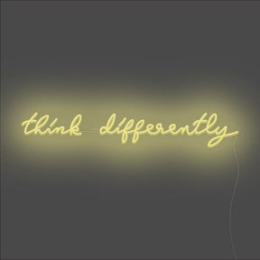 Think Differently Neon Sign