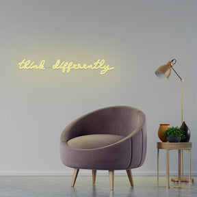 Think Differently Neon Sign