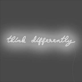 Think Differently Neon Sign