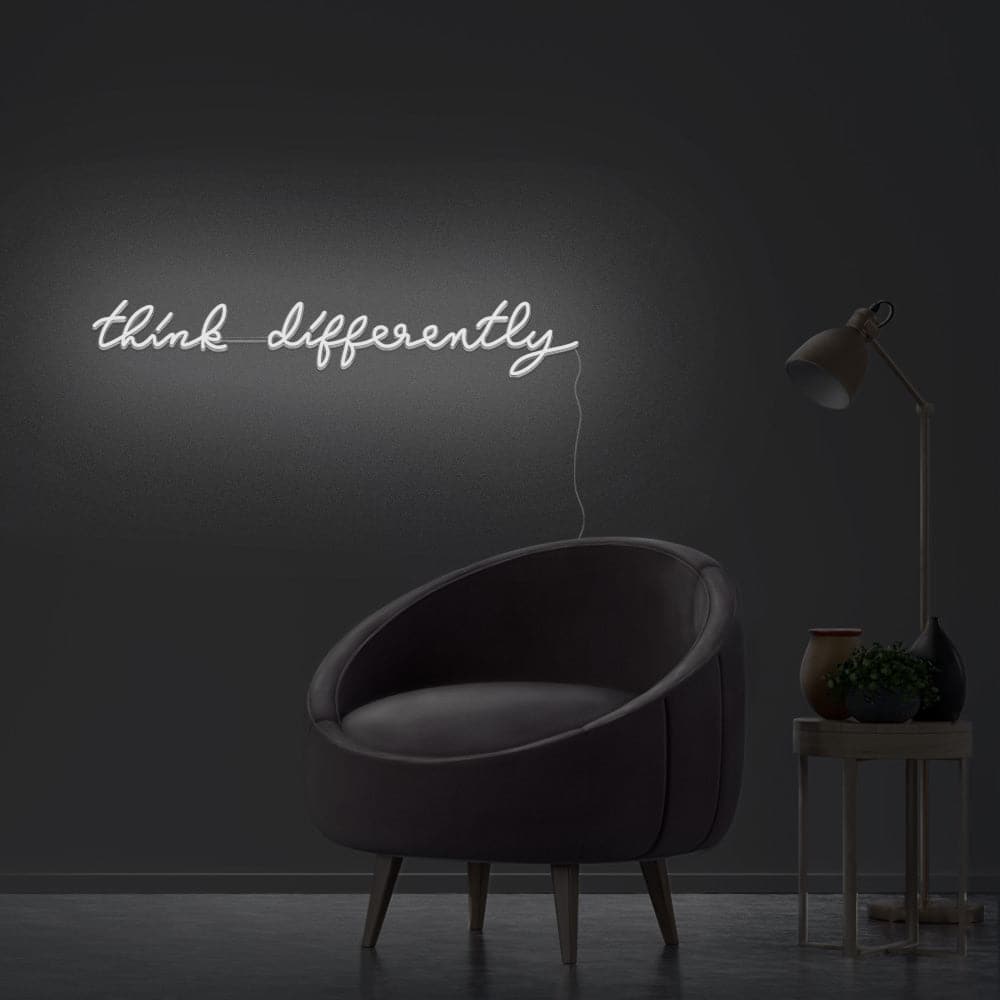 Think Differently Neon Sign