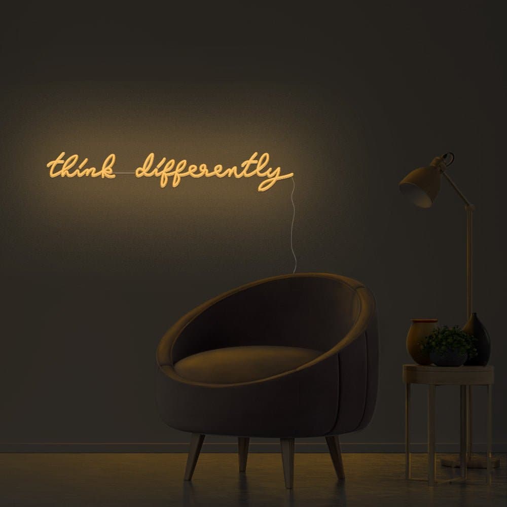 Think Differently Neon Sign