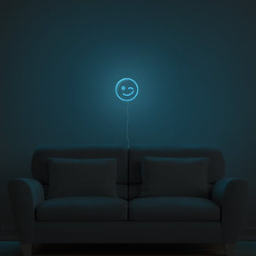 Wink Emoji Neon Sign