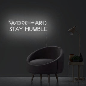 Work Hard Stay Humble Neon Sign