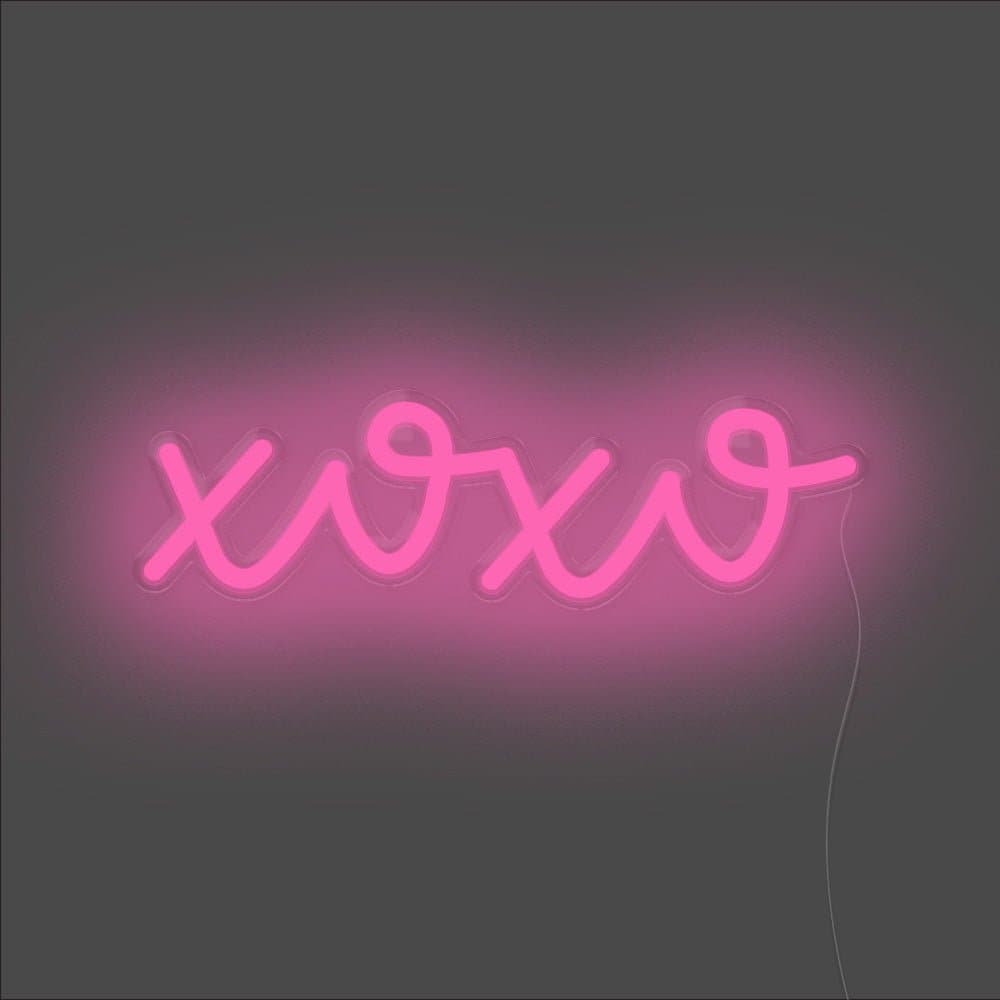 xoxo Neon Sign - Unrivaled Neon - Pink #color_pink