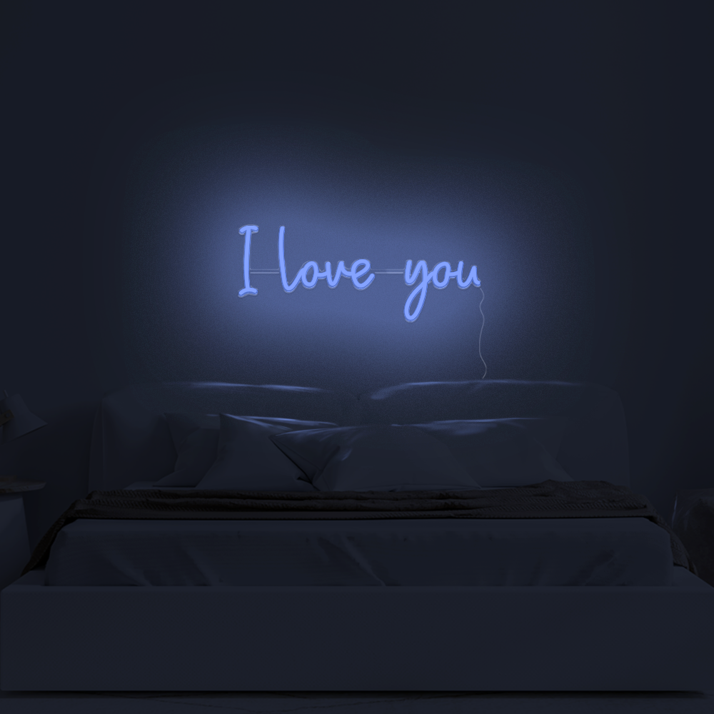 I Love You Neon Sign
