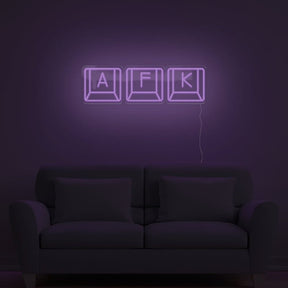 AFK Keyboard Neon Sign
