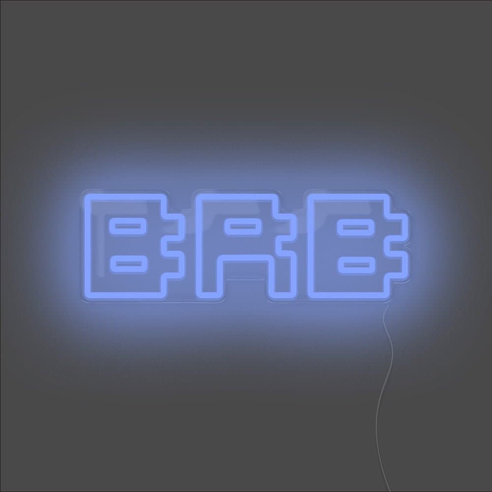BRB Neon Sign - Unrivaled Neon - Blue #color_blue